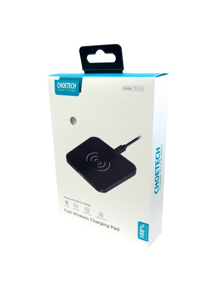 Qi belaidis pakrovėjas telefono ausinės EU pakrovėjas USB laidas - microUSB 1.2m SET baltas