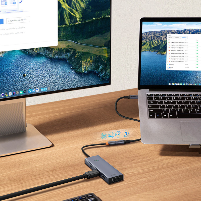USB-C High Definition Series 10Gb/ s ilgintuvas 1m juodas