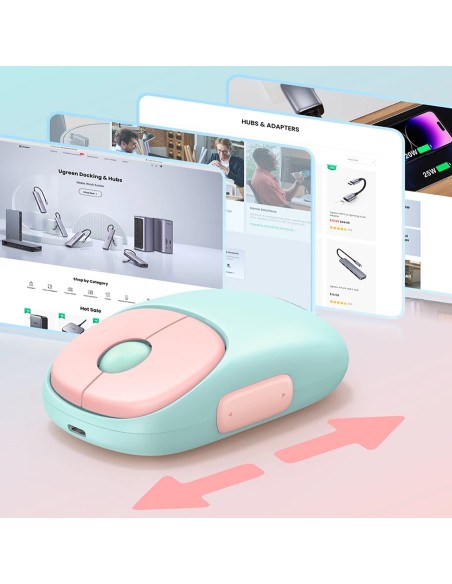 Belaidė kompiuterio pelė MU102 FUN+ Bluetooth 2,4 GHz, rožinė
 
Belaidė kompiuterio pelė MU102 FUN+ Bluetooth 2,4 GHz, rožinė