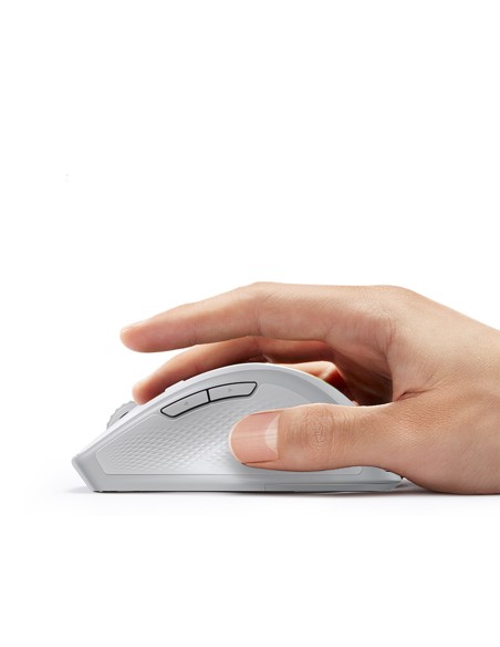 
Ergonomiška belaidė kompiuterio pelė MU101 Bluetooth 2.4 GHz, balta
