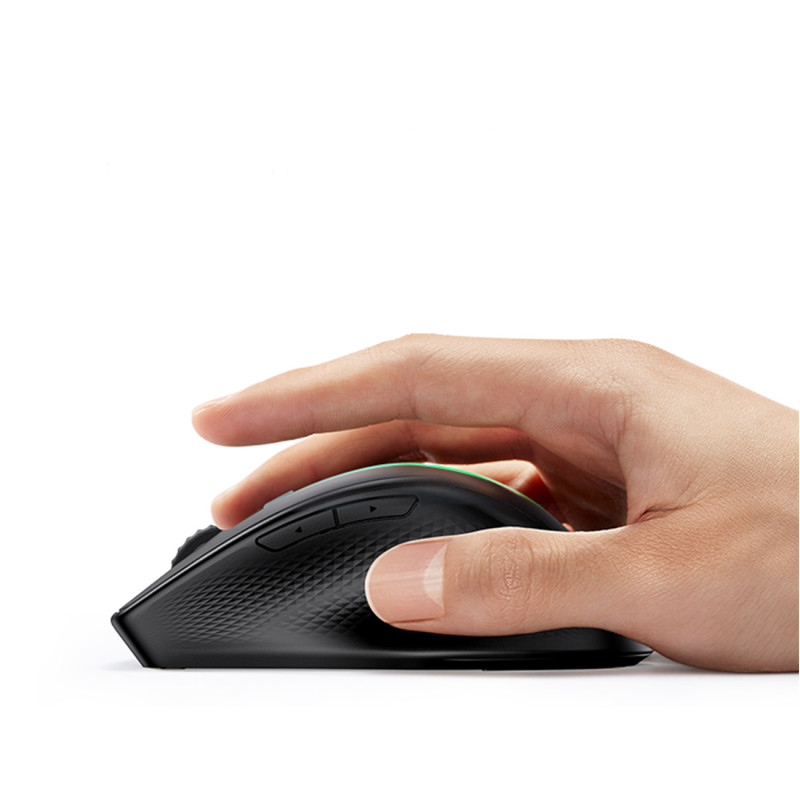 Ergonomiška belaidė pelė kompiuteriui MU101 Bluetooth 2.4 GHz mėlyna