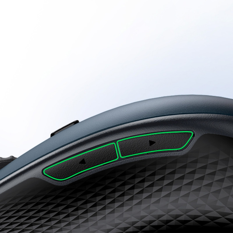 Ergonomiška belaidė pelė kompiuteriui MU101 Bluetooth 2.4 GHz mėlyna