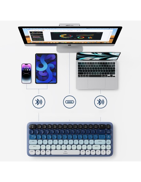 Belaidė klaviatūra su apšvietimu KU101 Bluetooth USB-C mėlyna
 
Belaidė klaviatūra su apšvietimu KU101 Bluetooth USB-C mėlyna