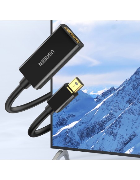 Mini DP DisplayPort – HDMI 4K kabelio adapteris, juodas
 
Mini DP DisplayPort – HDMI 4K kabelio adapteris, juodas