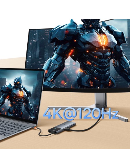 10in1 HUB adapteris USB-C prie HDMI / USB-A / USB-C / RJ45 / SD / TF / USB-C PD pilkas
 
10in1 HUB adapteris USB-C prie HDMI / USB-A / USB-C / RJ45 / SD / TF / USB-C PD pilkas