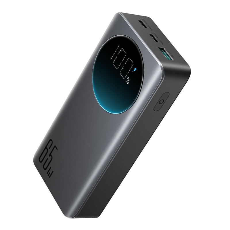 
Skaitmeninis maitinimo blokas 20000mAH 65W 3A USB USB-C juodas
