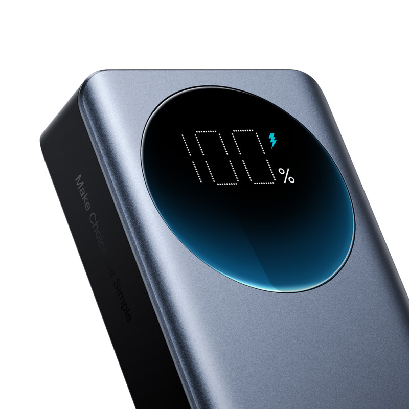 Skaitmeninis maitinimo blokas 20000mAH 65W 3A USB USB-C juodas