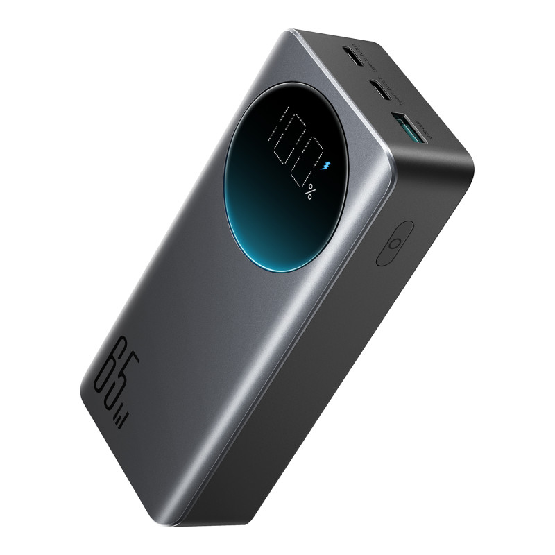 
Skaitmeninis maitinimo blokas 30000mAH 65W 3A USB USB-C juodas

