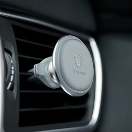 
Magnetinis automobilinio telefono laikiklis oro angai, sidabrinis
