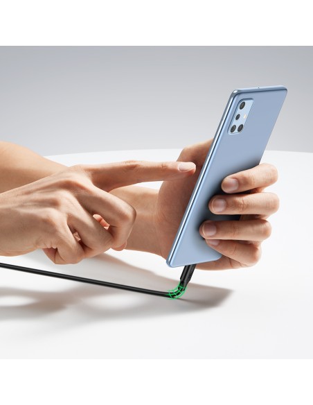 
USB-C PD QC kabelis 100W 5A 480Mb/ s 1,5m juodas
