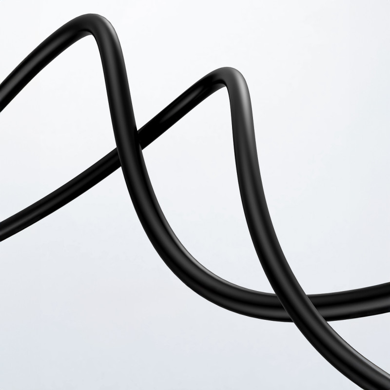 
USB-C PD QC kabelis 100W 5A 480Mb/ s 1,5m juodas
