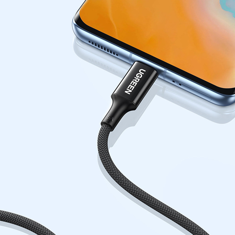 Pintas USB-C laidas PD 100W 5A 480Mb/ s 1m juodas