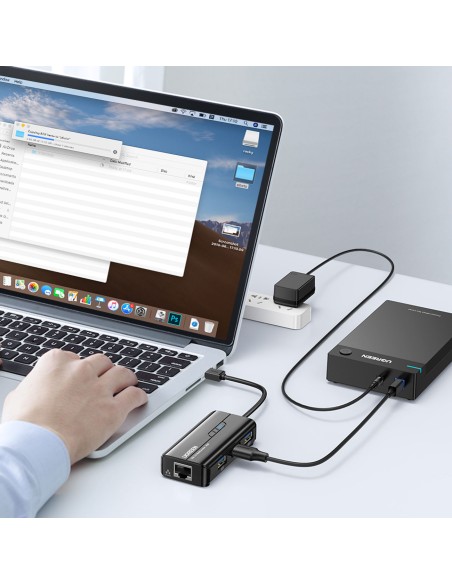 HUB tinklo adapteris USB-A - RJ45 1000 Mbps / 3x USB 3.0 juodas
 
HUB tinklo adapteris USB-A - RJ45 1000 Mbps / 3x USB 3.0 juodas
