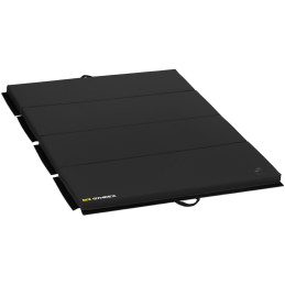 Čiužinio kilimėlis gimnastikos reabilitacinis sulankstomas 200 x 120 x 5 cm juodas