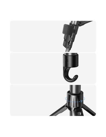 Profesionalus trikojis išmaniesiems telefonams ir fotoaparatams, 175 cm, juodos ir pilkos spalvos
 
Profesionalus trikojis išmaniesiems telefonams ir fotoaparatams, 175 cm, juodos ir pilkos spalvos