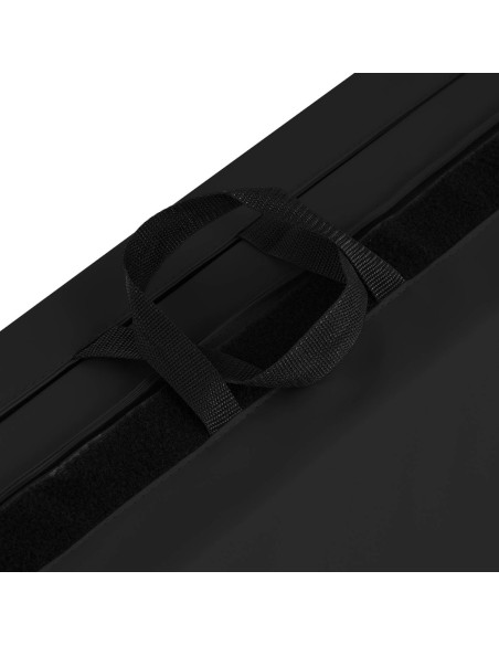 Čiužinio kilimėlis gimnastikos reabilitacinis sulankstomas 200 x 120 x 5 cm juodas