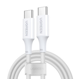 
USB-C laidas 100W 5A PD 480Mbps 1,5m baltas
