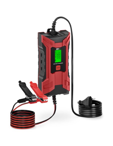 Automatinis automobilinis įkroviklis su LCD atminties funkcija 70 W 6/12 V 2/4 A Automatinis automobilinis įkroviklis su LCD atminties funkcija 70 W 6/12 V 2/4 A