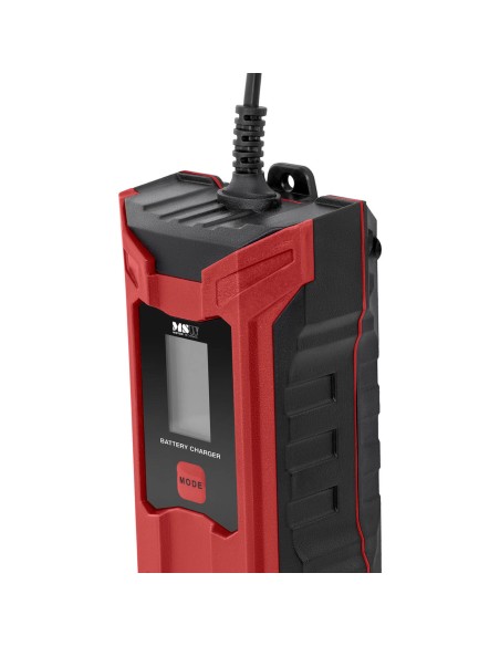 Automatinis automobilinis įkroviklis su LCD atminties funkcija 70 W 6/12 V 2/4 A Automatinis automobilinis įkroviklis su LCD atminties funkcija 70 W 6/12 V 2/4 A