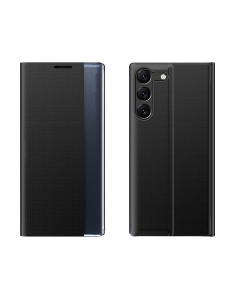 
Naujas Sleep View Case dangtelis, skirtas Samsung S24+ su magnetiniu atvartu, juodas
