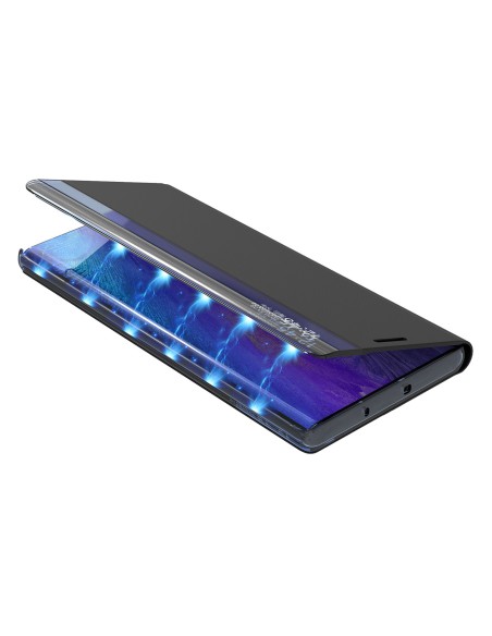 
Naujas Sleep View Case dangtelis, skirtas Samsung S24+ su magnetiniu atvartu, juodas
