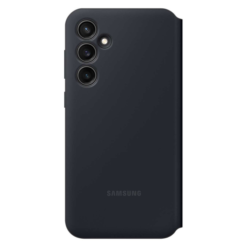 Originalus Samsung Galaxy S23 FE kortelės kišenės Smart View Wallet dėklo dangtelis juodas