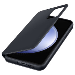 
Originalus Samsung Galaxy S23 FE kortelės kišenės Smart View Wallet dėklo dangtelis juodas
