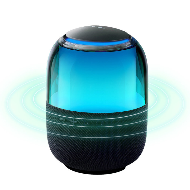 Bluetooth 5.3 RGB 8W belaidis garsiakalbis juodas