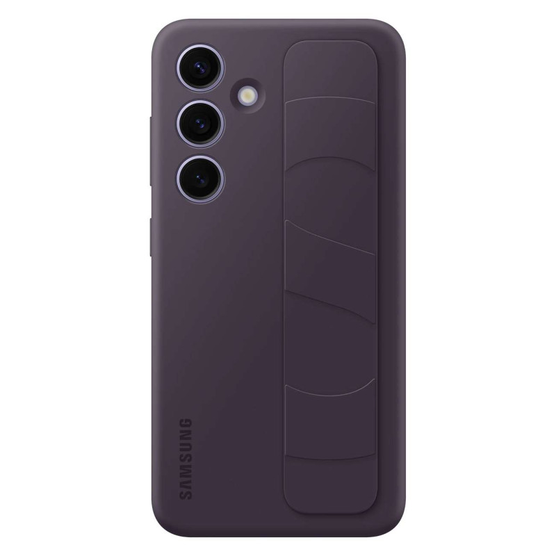 
Originalus Samsung Galaxy S24 dėklas su laikikliu ir Standing Grip Case, tamsiai violetinė
