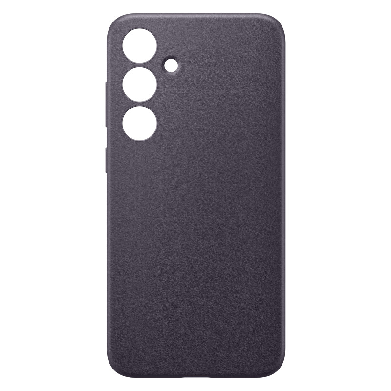 Originalus Samsung Galaxy S24 Vegan Leather Case GP-FPS921HCAVW tamsiai violetinis dėklas