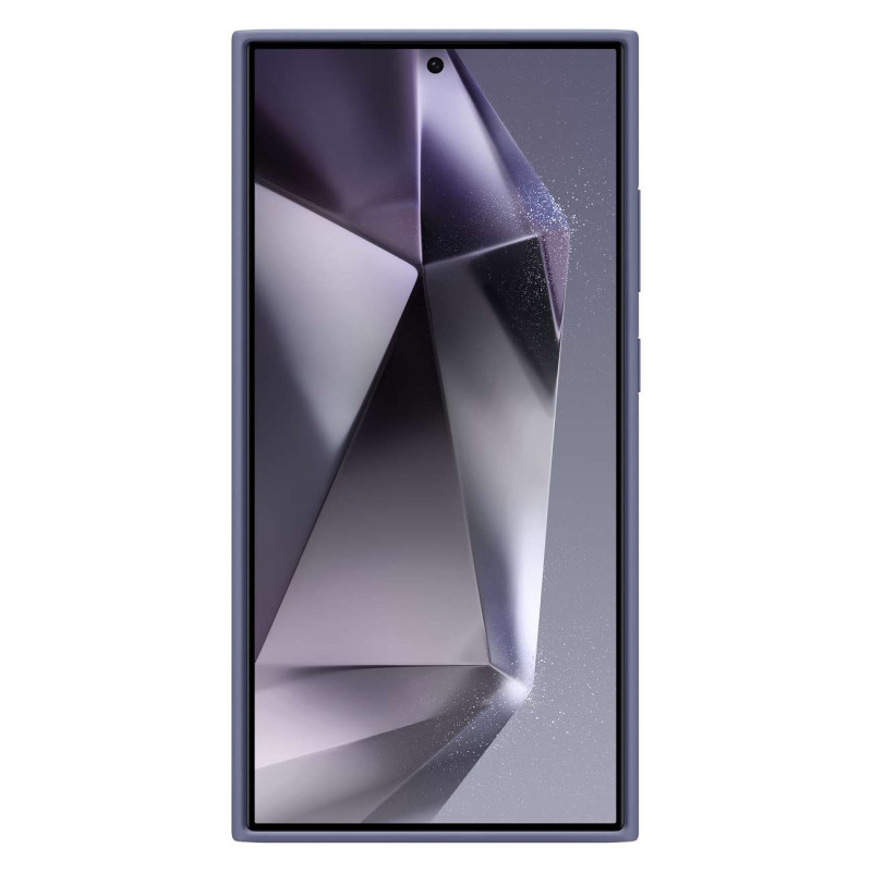 Originalus silikoninis dėklas Samsung Galaxy S24 Ultra Silicone Case, violetinis
