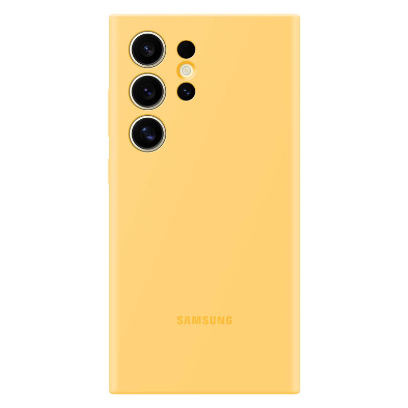 
Originalus silikoninis dėklas Samsung Galaxy S24 Ultra Silicone Case, geltonas
