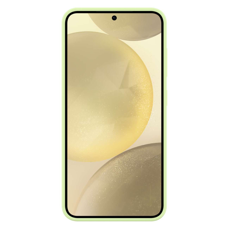 Originalus silikoninis dėklas Samsung Galaxy S24+ Silicone Case šviesiai žalias