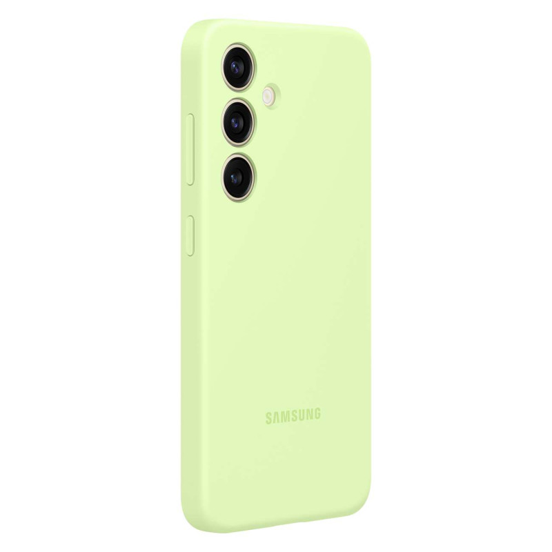 Originalus silikoninis dėklas Samsung Galaxy S24+ Silicone Case šviesiai žalias