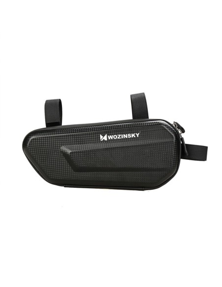 Dviračio rėmo krepšys 1,5 l juodas