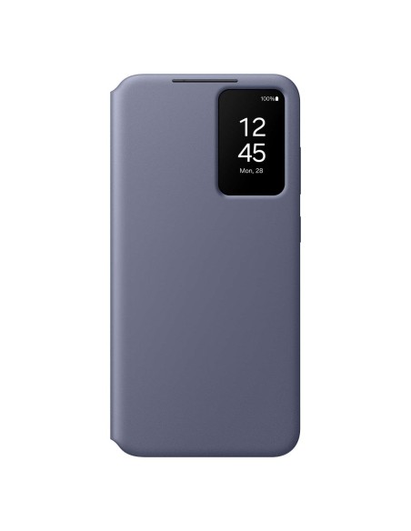 
Originalus Samsung Galaxy S24+ kortelės lizdo dėklo dėklas Smart View Piniginė violetinė
