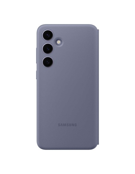 
Originalus Samsung Galaxy S24+ kortelės lizdo dėklo dėklas Smart View Piniginė violetinė
