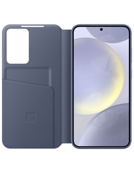 
Originalus Samsung Galaxy S24+ kortelės lizdo dėklo dėklas Smart View Piniginė violetinė
