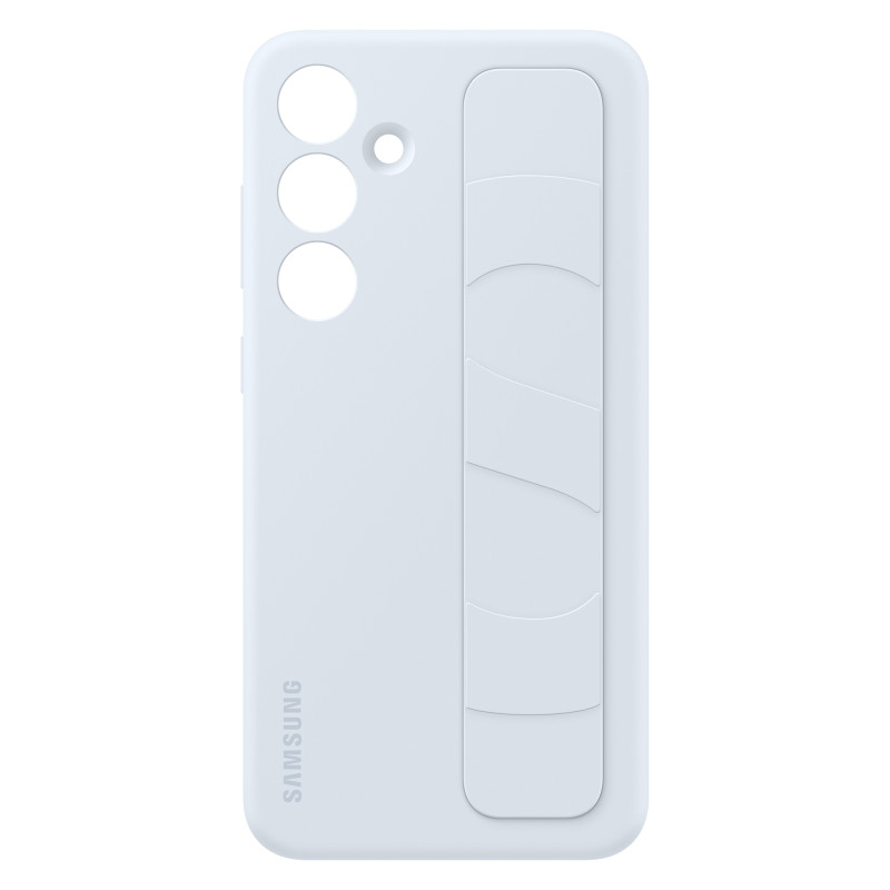 Originalus Samsung Galaxy S24+ dėklas su laikikliu ir Standing Grip Case, šviesiai mėlynas
