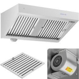 
Sieninis maitinimo gaubtas su 120 cm varikliu 1000 m3/ h 150 W
