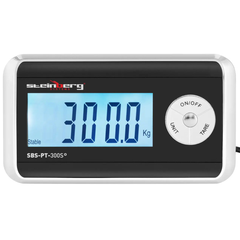 LCD pašto siuntinių svarstyklės 31 x 38,5 cm 300 kg / 100 g
