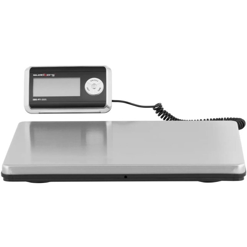 LCD pašto siuntinių svarstyklės 31 x 38,5 cm 300 kg / 100 g