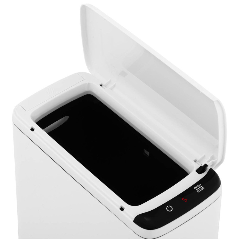 Automatinė šiukšlių dėžė su konteineriu ir judesio jutikliu, diapazonas 30 cm, 9 l
