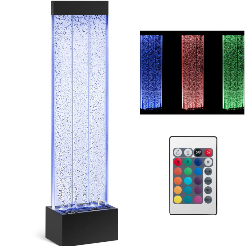 
Burbulinė vandens sienelė su LED apšvietimu 39 x 151,5 x 26 cm
