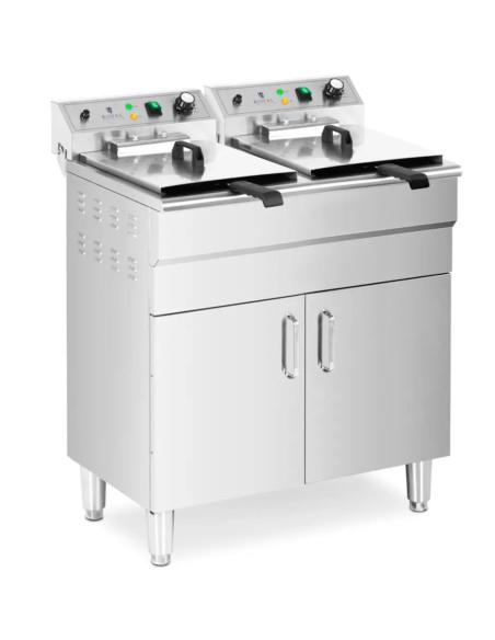 Dviguba atskirai pastatoma elektrinė gruzdintuvė su spintele 400 V 10000 W 26 l
 
Dviguba atskirai pastatoma elektrinė gruzdintuvė su spintele 400 V 10000 W 26 l