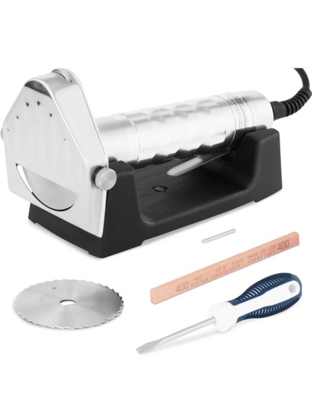 Elektrinis kebabo peilis mėsai, lygus, dantytas, su galąstuvu ir stovu, 0-6 mm, 80 W
 
Elektrinis kebabo peilis mėsai, lygus, dantytas, su galąstuvu ir stovu, 0-6 mm, 80 W