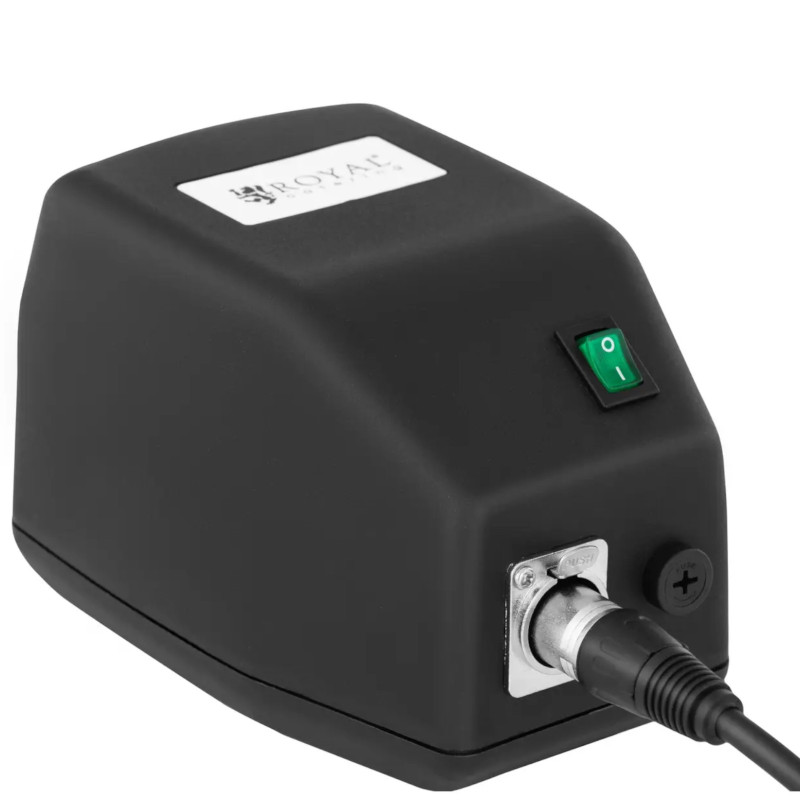 Elektrinis kebabo peilis mėsai, lygus, dantytas, su galąstuvu ir stovu, 0-6 mm, 80 W