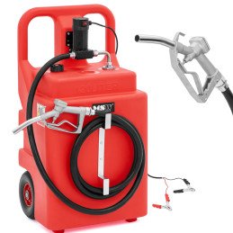 
Nešiojamas kuro bakas su elektriniu siurbliu, užpildas ant ratų, 37 l/ min, 120 l
