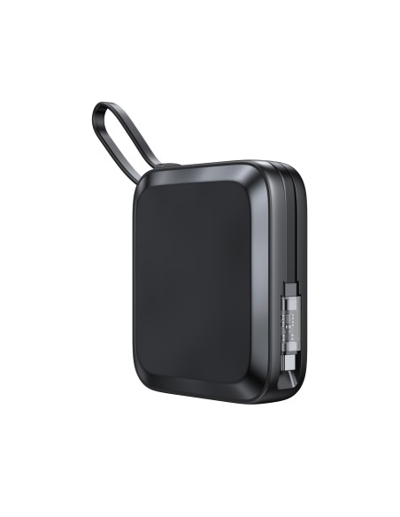 Indukcinis maitinimo blokas 10 000 mAh Icy Series 22,5 W su USB-C kabeliu juodas