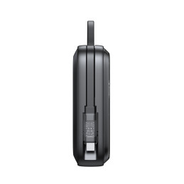Indukcinis maitinimo blokas 10 000 mAh Icy Series 22,5 W su USB-C kabeliu juodas
